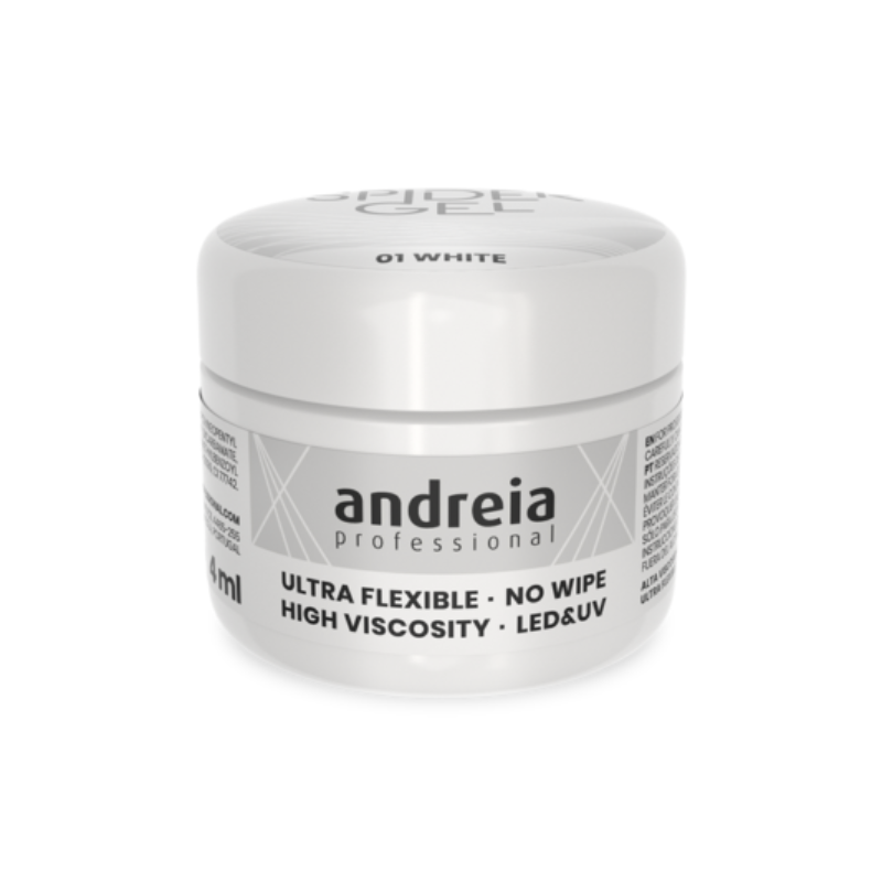 Andreia Spider Gel 01 Branco 4ml