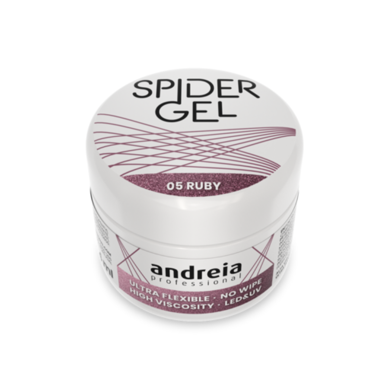 Andreia Spider Gel 05 Ruby 4ml - Image 2