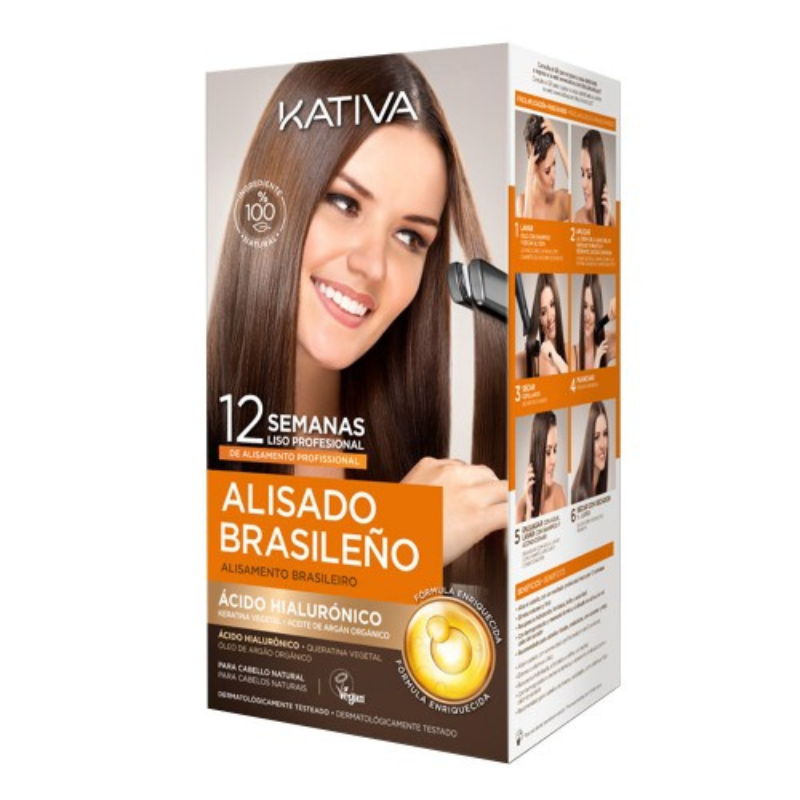 Kativa Kit Alisamento Brasileiro 12 semanas