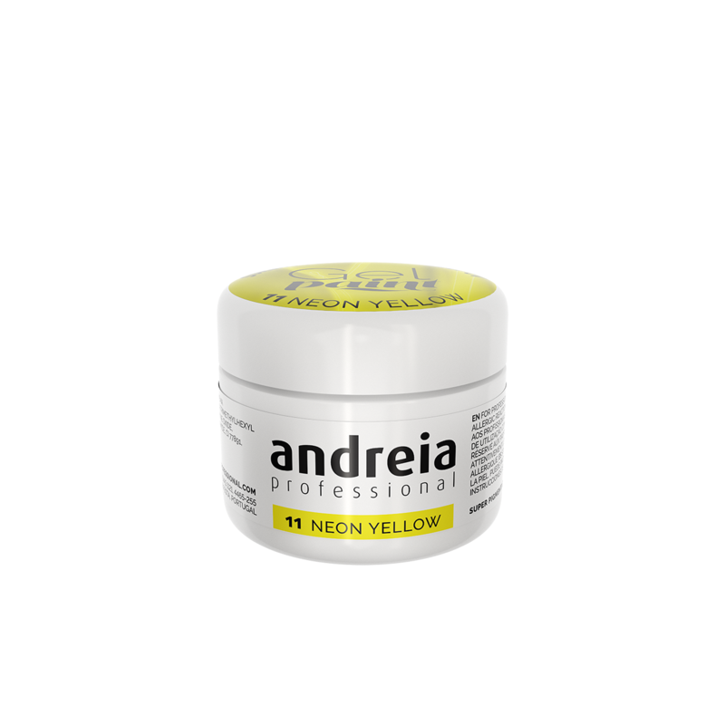 Andreia Gel Paint 11 Amarelo Neon 4ml