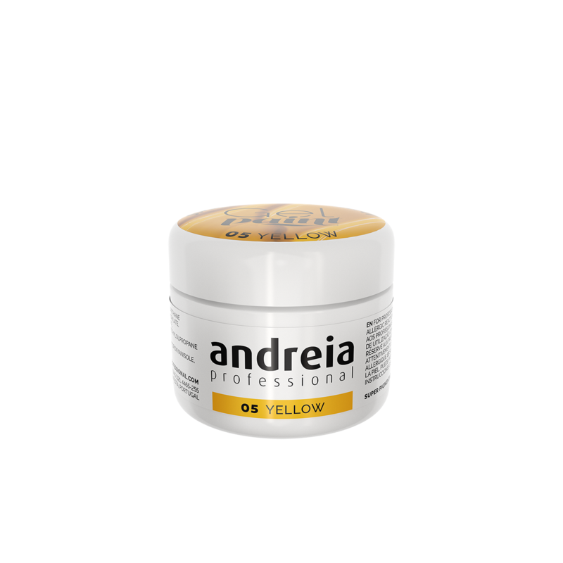 Andreia Gel Paint 05 Amarelo 4ml