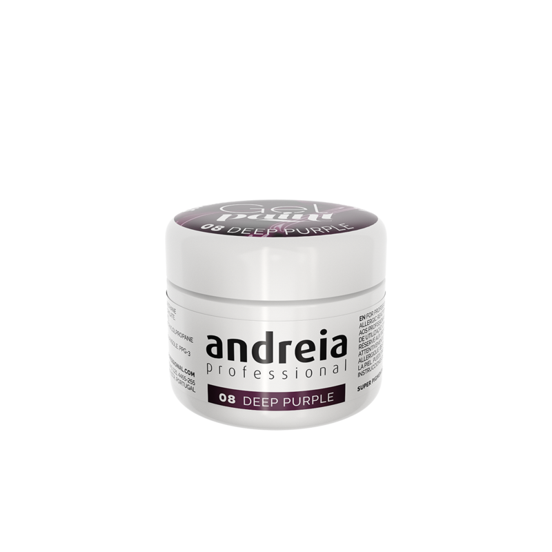 Andreia Gel Paint 08 Roxo Escuro 4ml