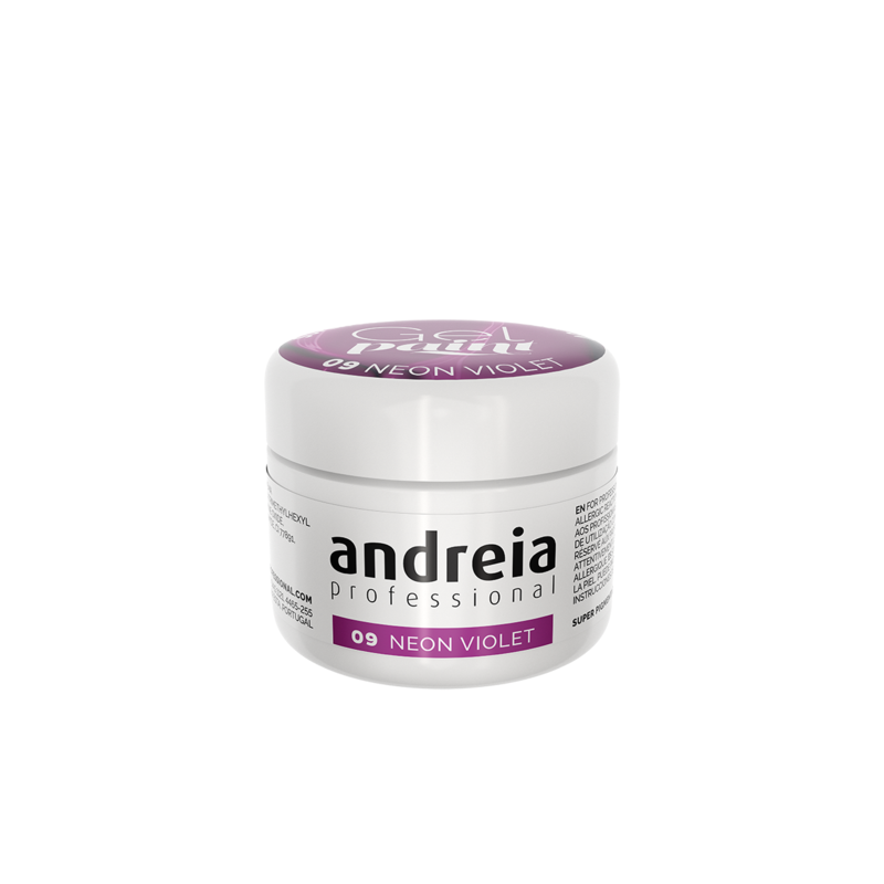 Andreia Gel Paint 09 Violeta Neon 4ml