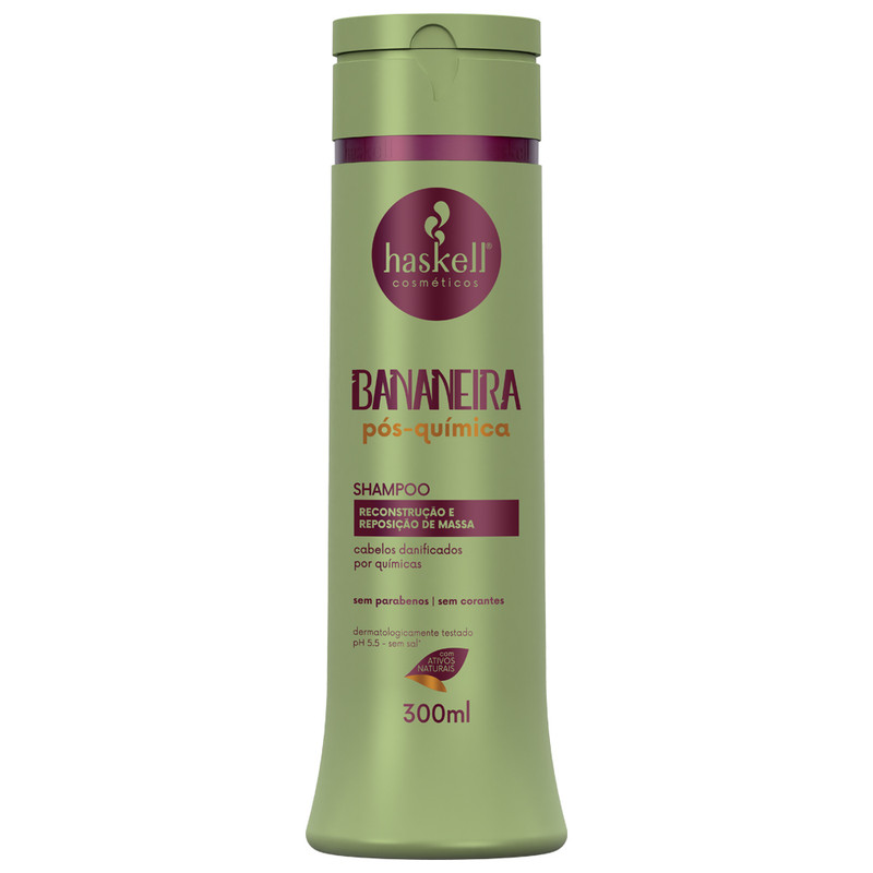 Haskell Shampoo Bananeira Pós-Química 300ml