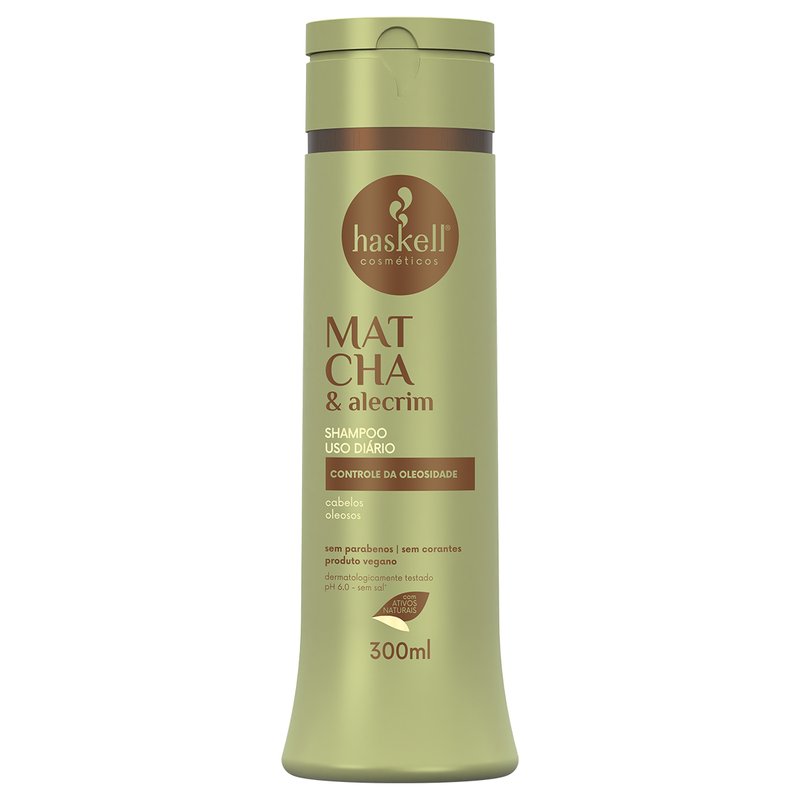 Haskell Shampoo Uso Diário Matcha & Alecrim 300ml