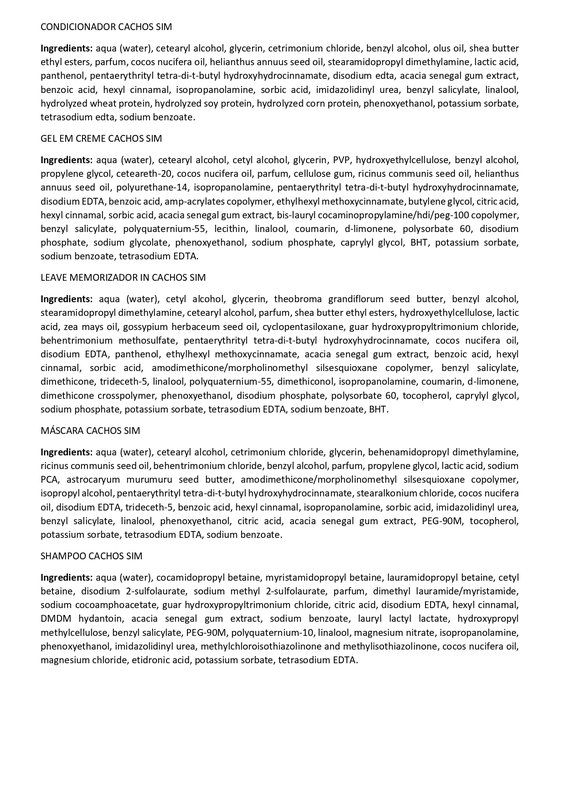 Haskell Leave In Memorizador de Cachos Sim! 300ml - Image 2