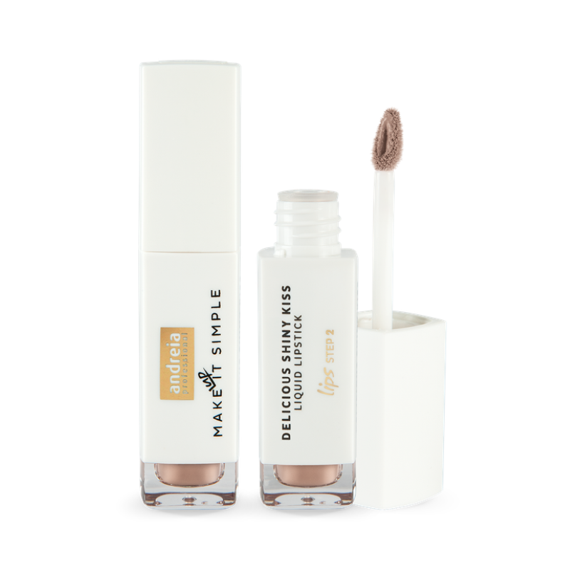 Andreia Gloss Delicious Shiny Kiss - Liquid Lipstick G01 6ml