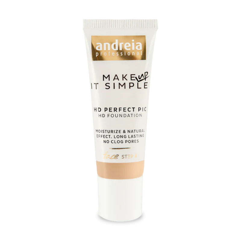 Andreia Base Fluída HD Perfect Pic - Foundation 02 25ml