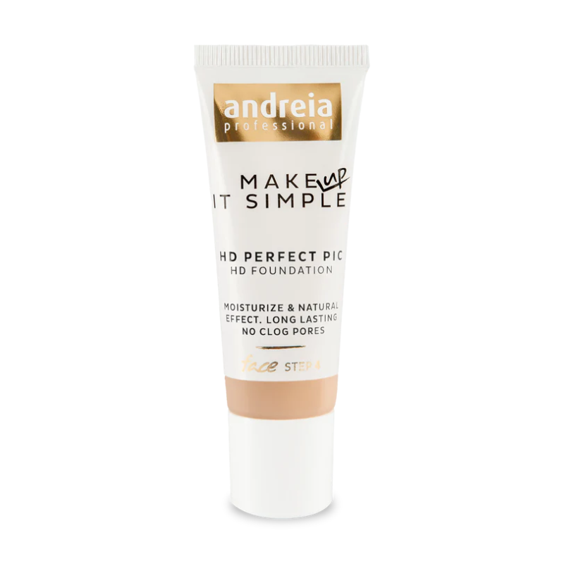Andreia Base Fluída HD Perfect Pic - Foundation 04 25ml