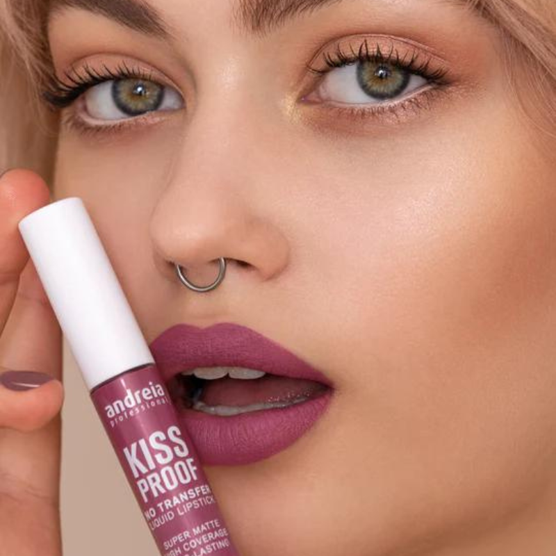 Andreia Kissproof - Batom Líquido Cobertura Total 04 Pink Bouquet 9ml - Image 3