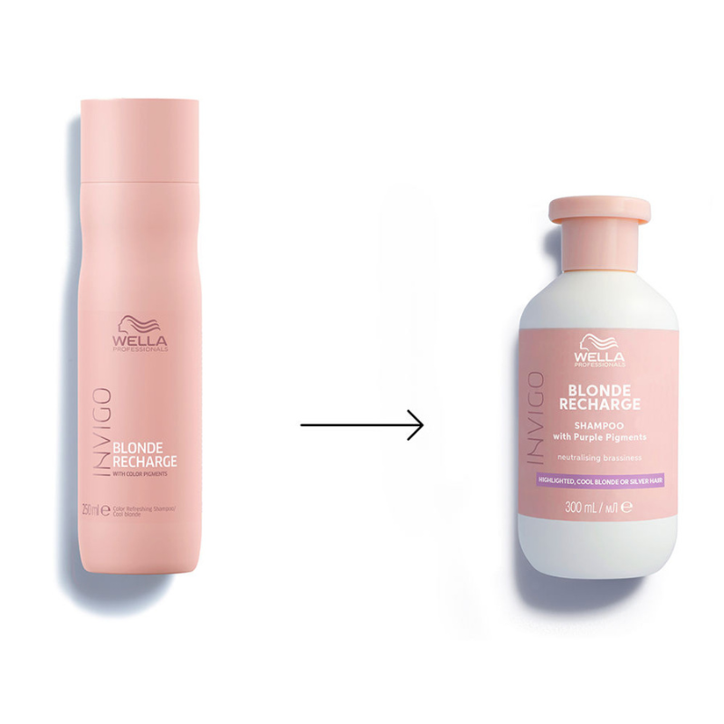 Wella Invigo Blonde Recharge Shampoo Roxo Cabelo Loiro 300ml - Image 3
