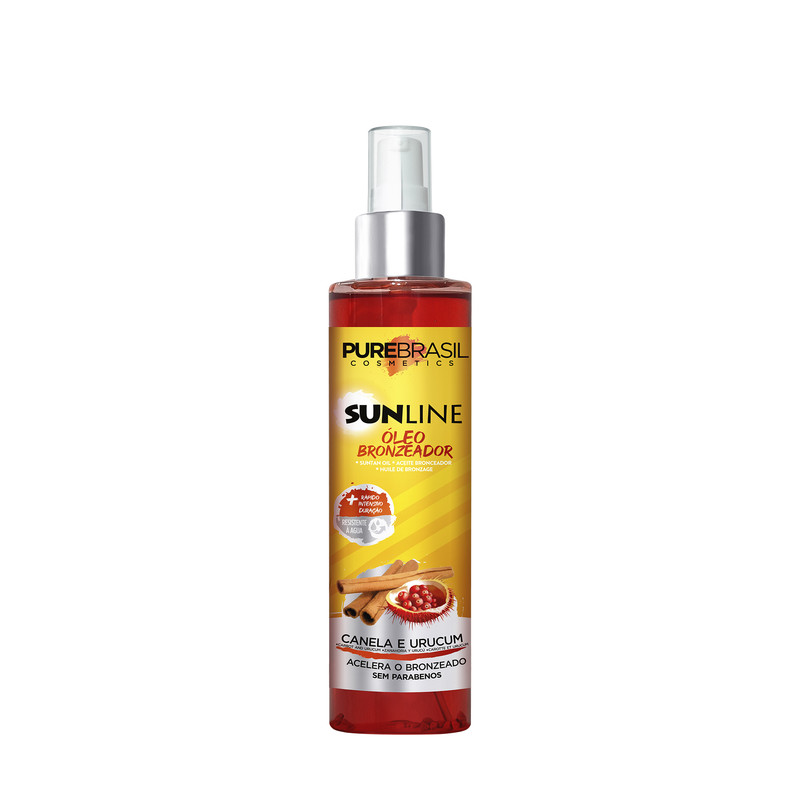 Óleo Bronzeador de Canela com sementes de Urucum 200ml