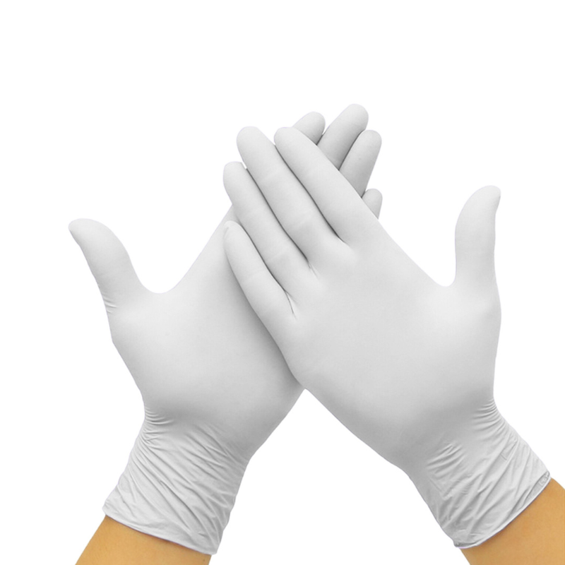 Luvas Latex sem pó Branca Tam. S (Cx c/100unds)