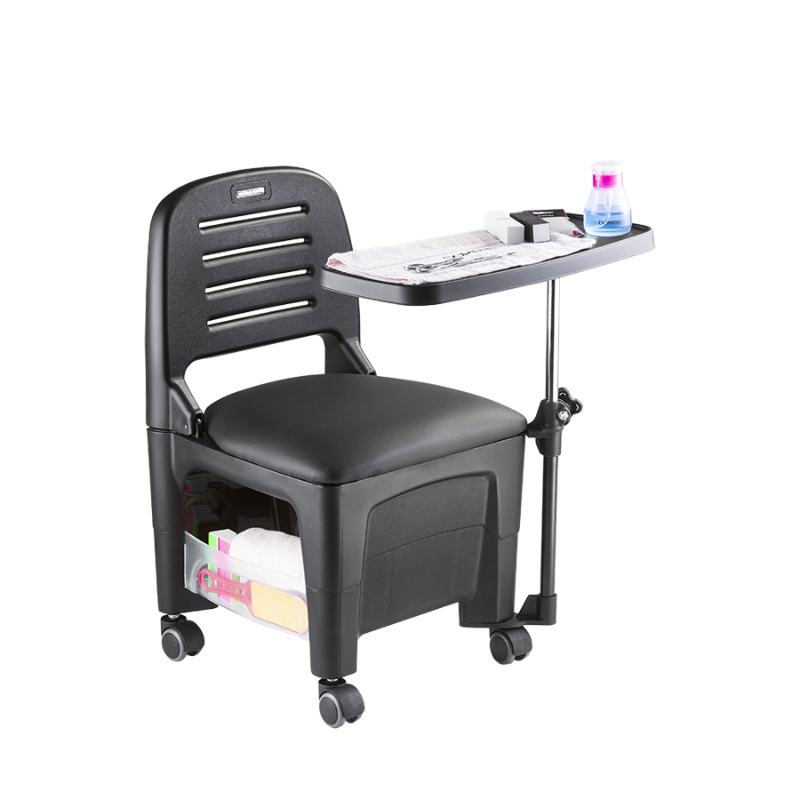 Banco de Manicure Bari Preto Dompel