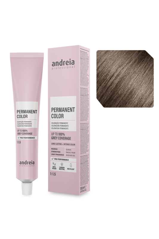 Andreia Coloração Permanente 6.0 Louro Escuro Natural 100ml