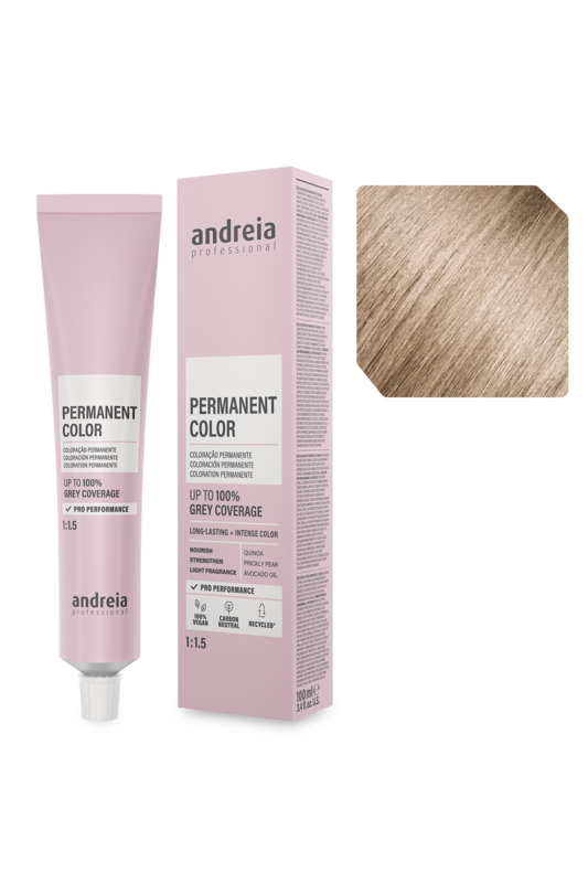 Andreia Coloração Permanente 99.0 Louro Muito Claro Intenso Natural 100ml