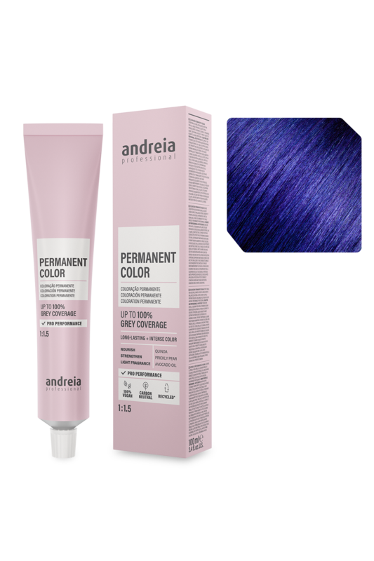 Andreia Coloração Permanente 0.11 Azul 100ml