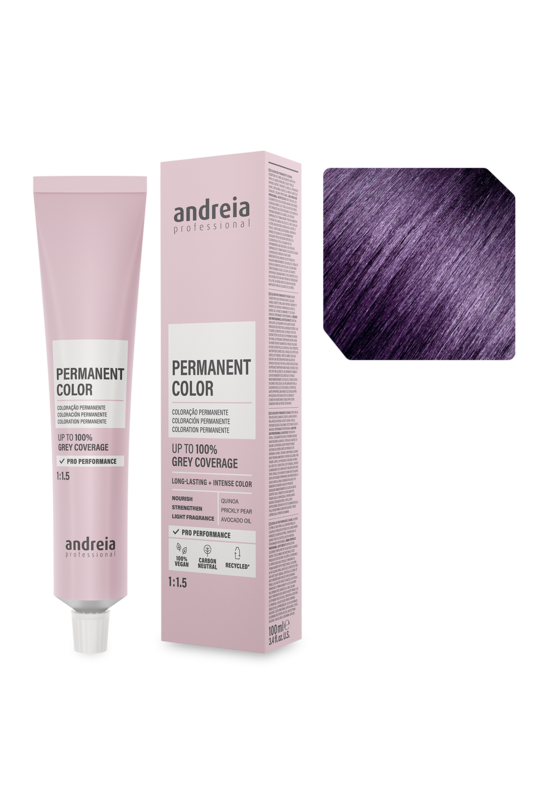 Andreia Coloração Permanente 0.16 Prata 100ml