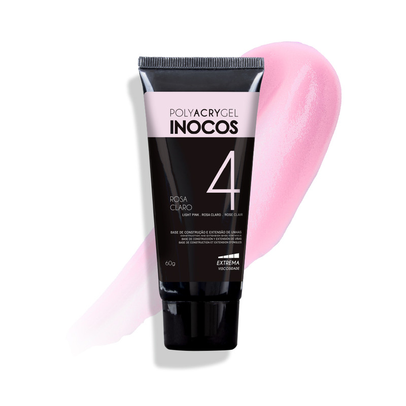 Polyacrygel Inocos Bisnaga Rosa Claro 60G