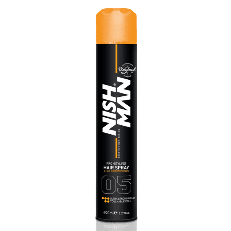 Nishman Hair Spray Fixação Ultra Forte 05 400ml
