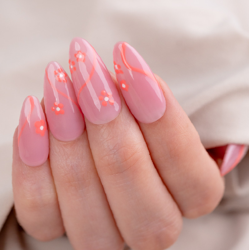 Nail Liner Inocos Coral Pastel, 8Ml - Image 2