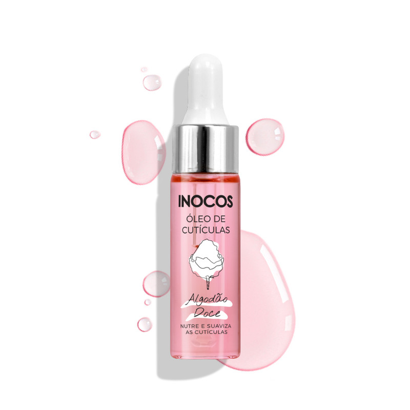 Óleo De Cutículas Inocos Algodão Doce 15Ml