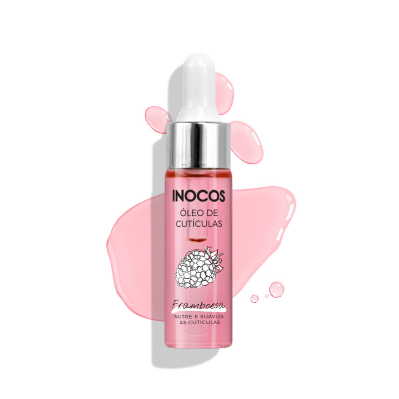 Óleo De Cutículas Inocos Framboesa 15Ml