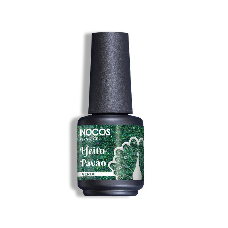 VERNIZ INOCOS PAVAO VERDE 15ML
