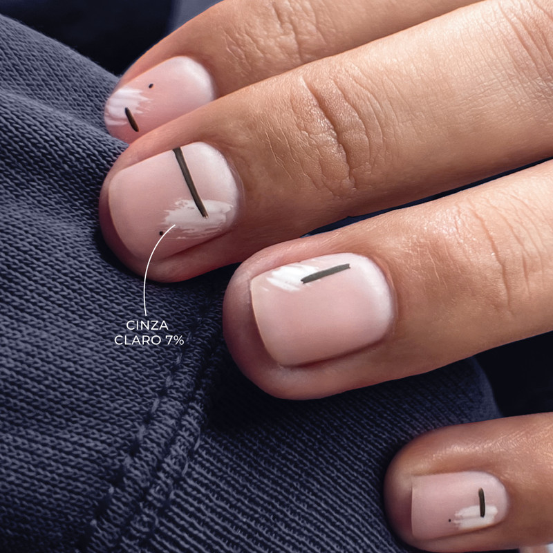 Verniz Gel Inocos YM2 Cinza Claro 7%, 15ml - Image 3