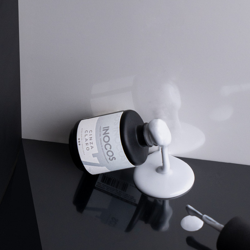 Verniz Gel Inocos YM2 Cinza Claro 7%, 15ml - Image 4