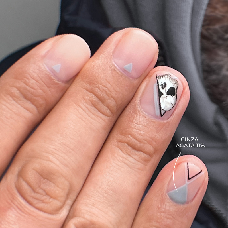 Verniz Gel Inocos YM3 Cinza Agata 11%, 15ml - Image 2