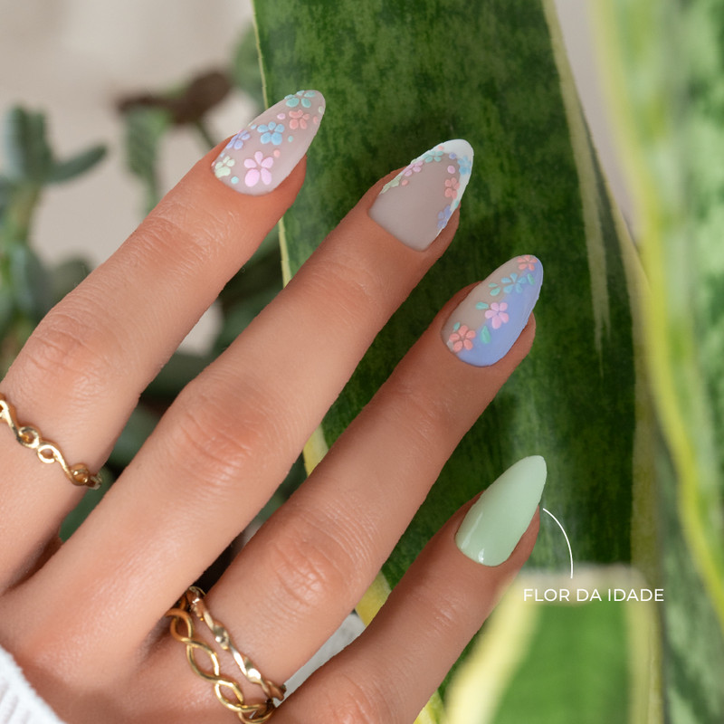 Verniz Gel Inocos Fl6 Flor Da Idade, 15Ml - Image 2