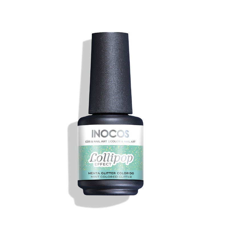 Verniz Gel Inocos Lp1 Efeito Lollipop Menta, 15Ml