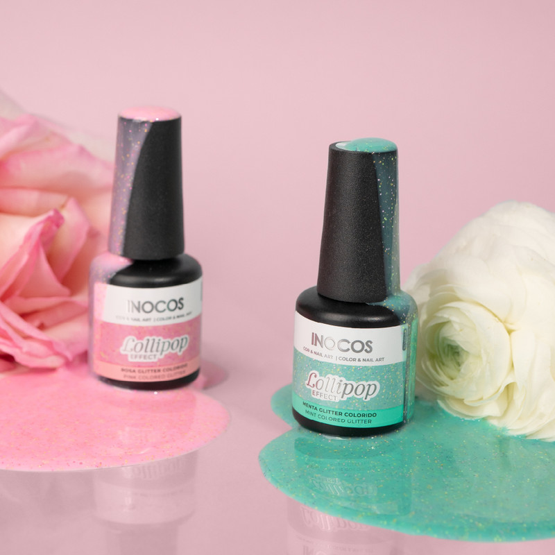 Verniz Gel Inocos Lp1 Efeito Lollipop Menta, 15Ml - Image 4