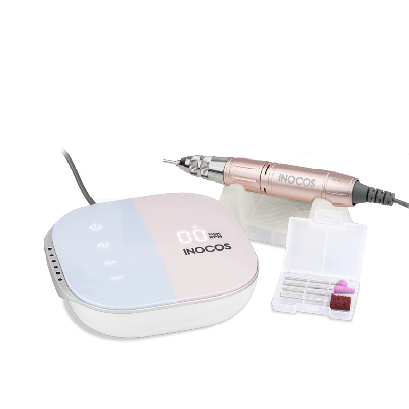 Nail Drill Glam Pro Inocos Set Manicure 35.000Rpm