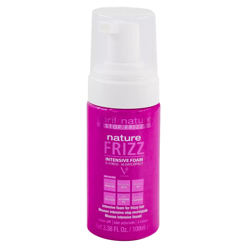 Abril et Nature Espuma Nature Frizz, efeito alisante 100ml