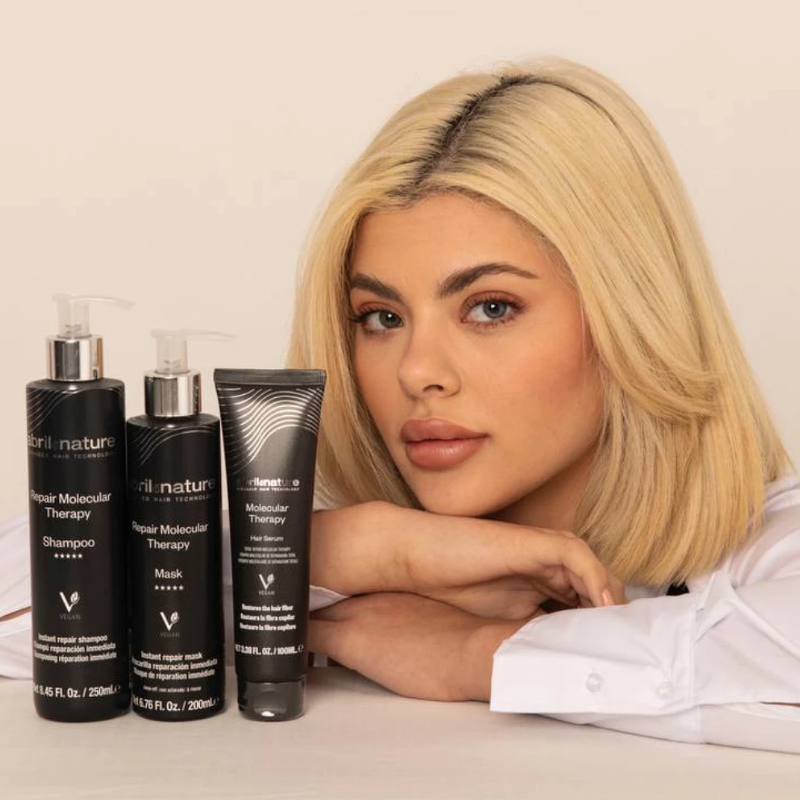 Abril et Nature Shampoo Repair Molecular Therapy 1000ml - Image 3