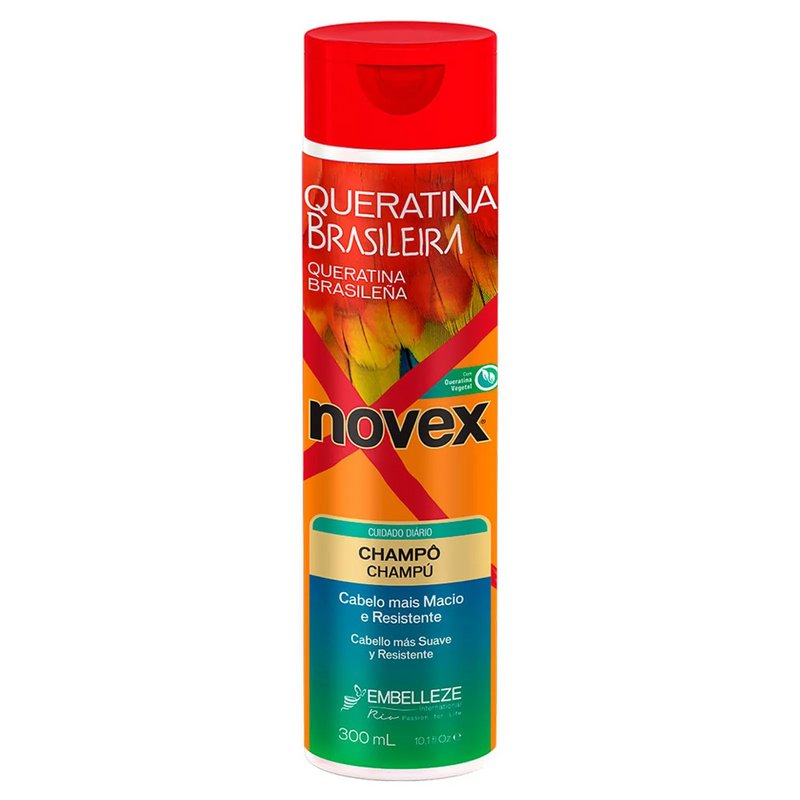 Shampoo Novex Queratina Brasileira 300ml