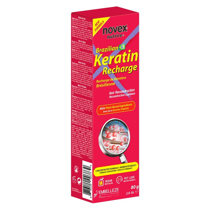 Recarga de Queratina Novex Queratina Brasileira 80g - Image 2