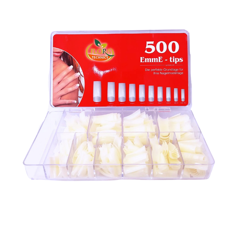 Tips De Unhas 500 Unidades – Flora Technics