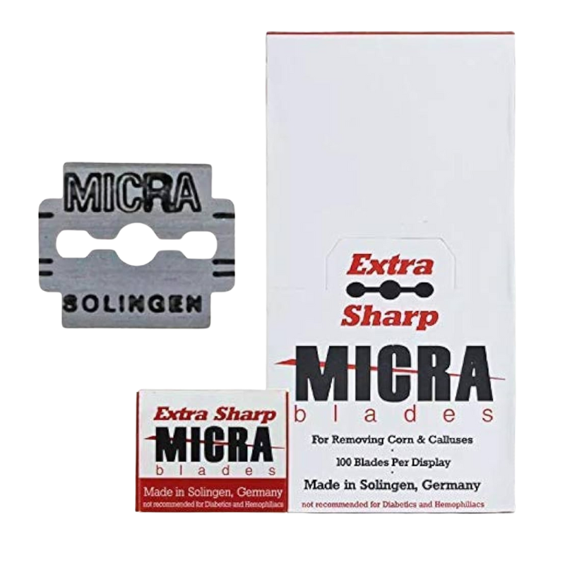 Extra Sharp Lâminas Corta Calos 100unds