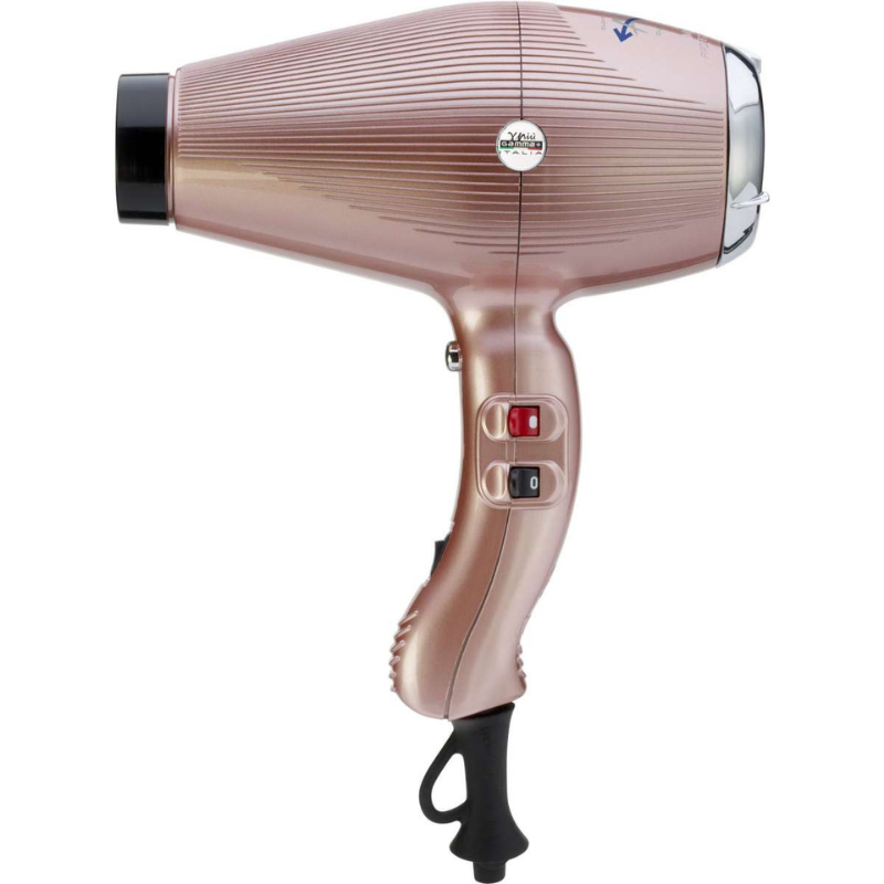 Secador de cabelo Ionic Aria Gold Rose 2200W Gamma Piu