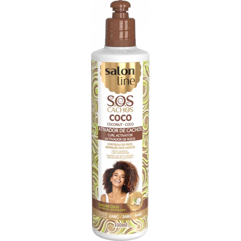 Salon Line SOS Cachos Coco Ativador de Cachos 300ml