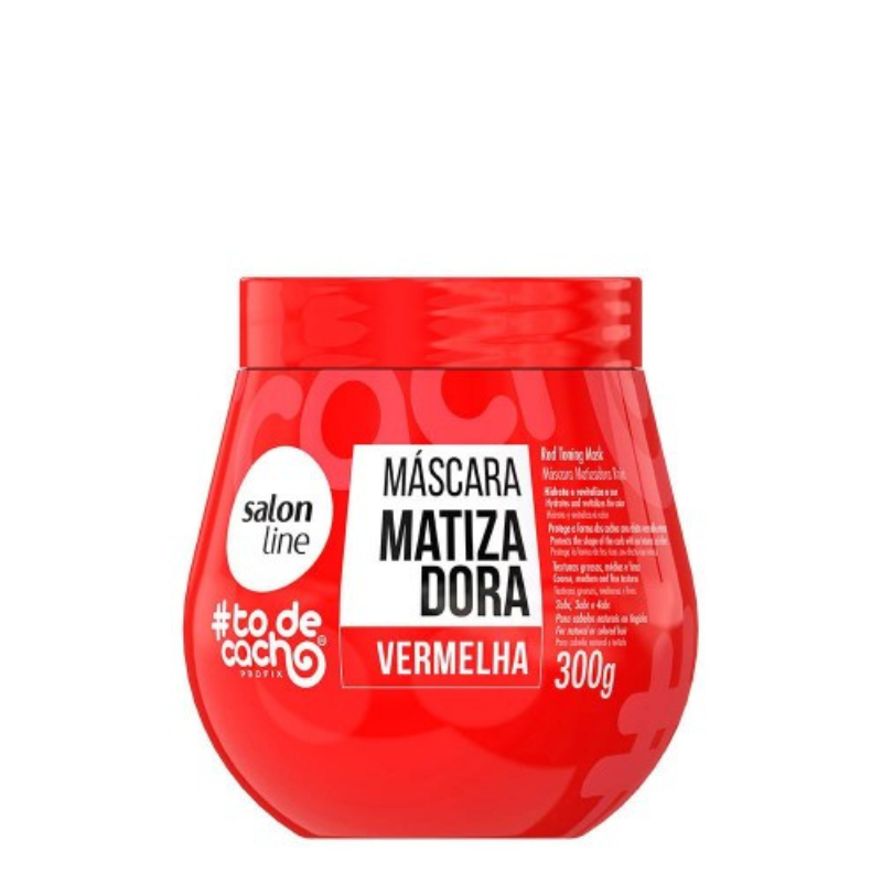 Salon Line TODECACHO Máscara Matizadora Vermelha 300g