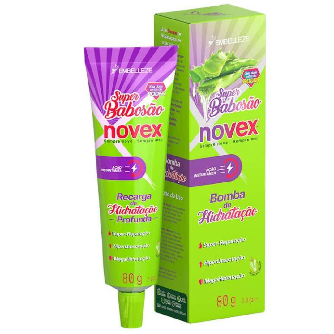 Novex Super Babosão Aloe Vera recarga de hidratação 80g