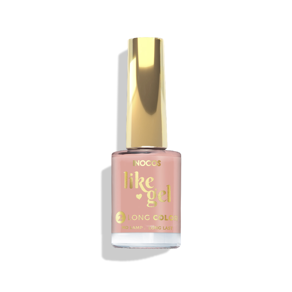 Inocos Like Gel Verniz de unhas efeito gel 107 Nude Pêssego 11ml