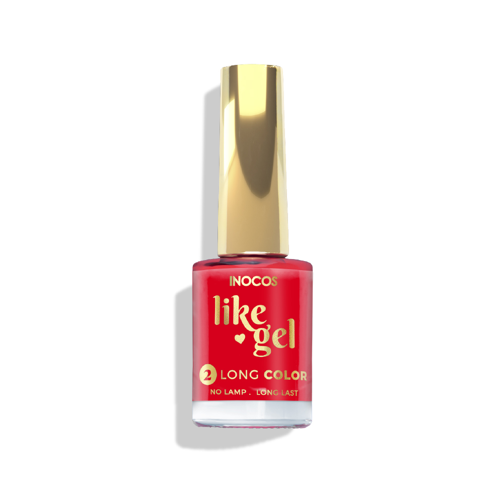 Inocos Like Gel Verniz de unhas efeito gel 120 Vermelho fogo 11ml