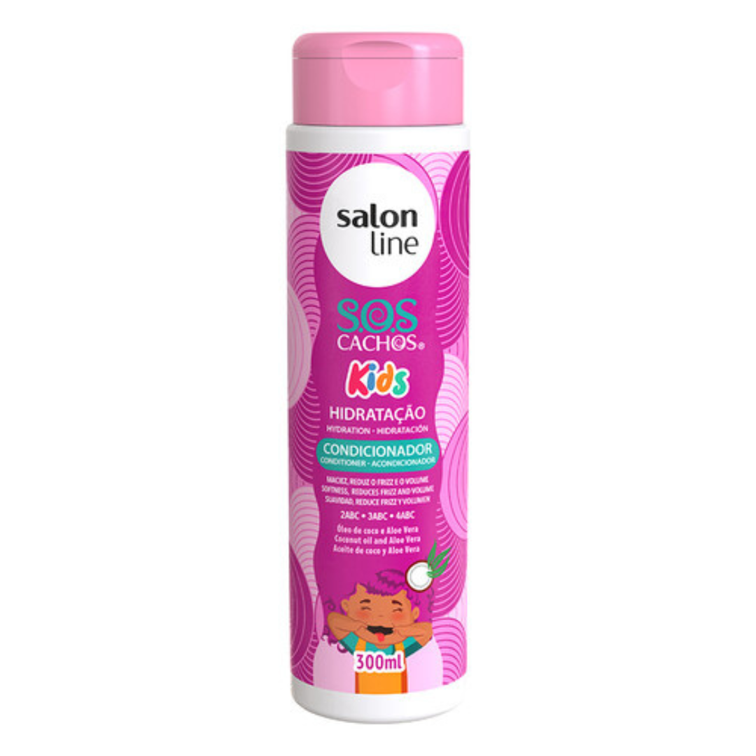 Salon Line Kids Hidratação Sos Cachos Condicionador 300ml