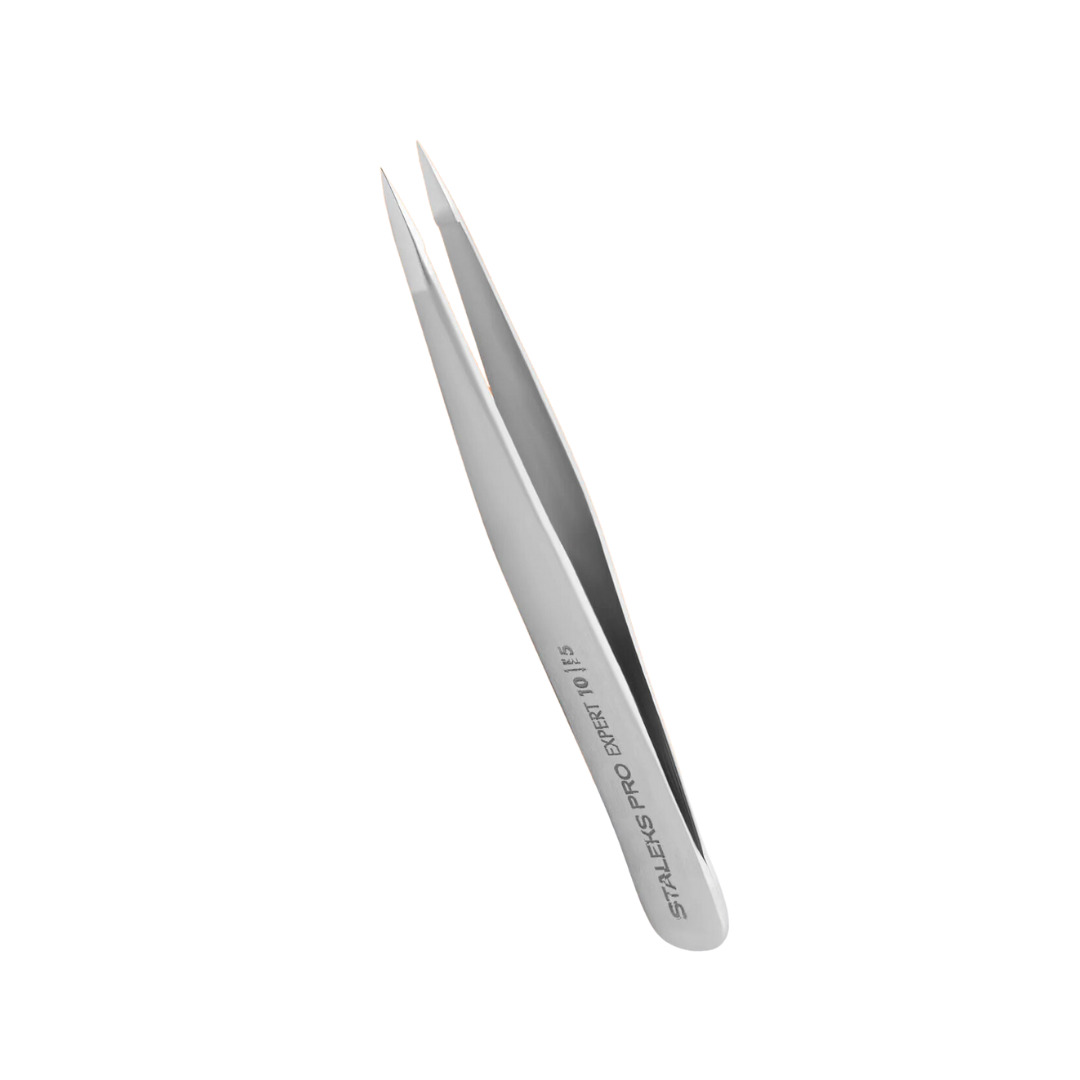 Pinça para sobrancelhas EXPERT 10 TYPE 5 (ponto) Staleks Pro