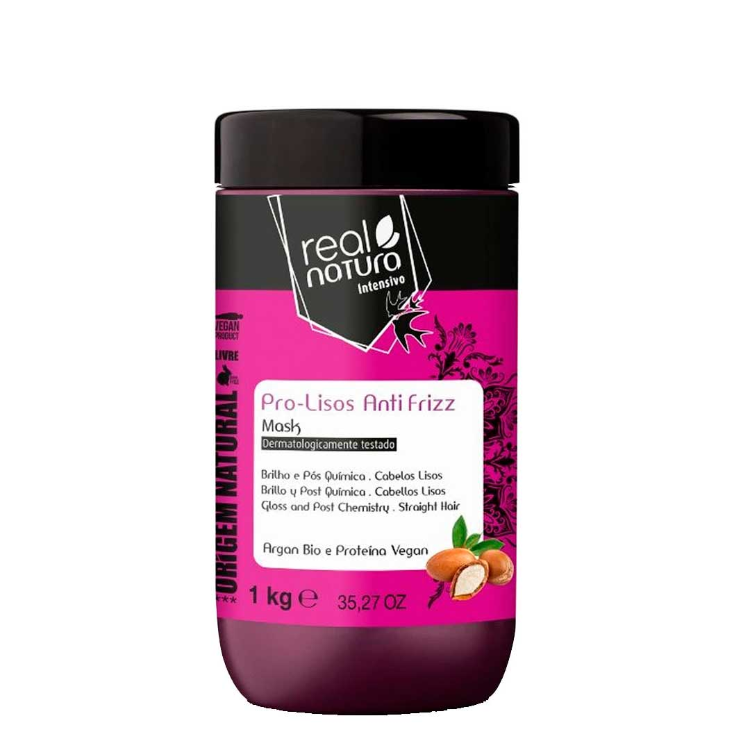 Mascara Sem Sal Pro-Lisos 1 Kg Real Natura